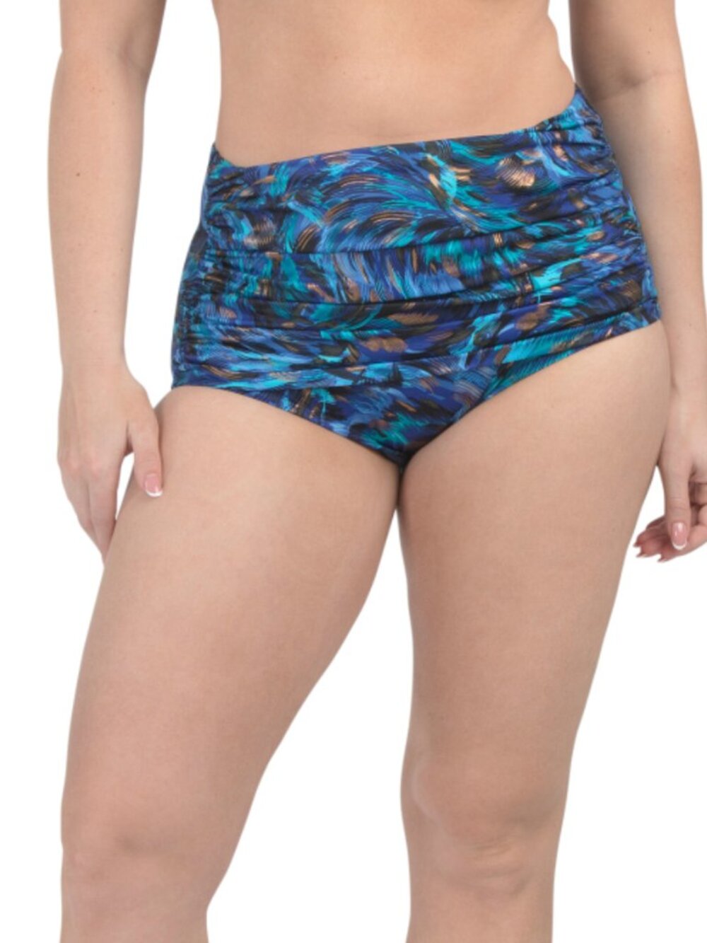 Miraclesuit Fandango Norma Jean Multi Color Bottom Size 14